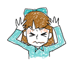 girly graffiti sticker #139008