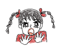 girly graffiti sticker #139012