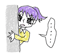 girly graffiti sticker #139016