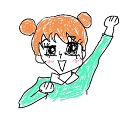 girly graffiti sticker #139017