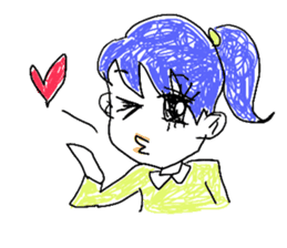 girly graffiti sticker #139019