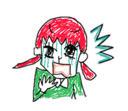 girly graffiti sticker #139020