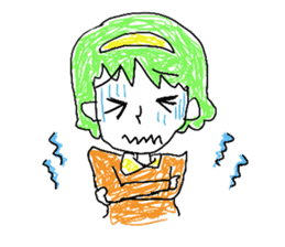 girly graffiti sticker #139024