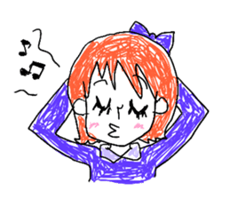 girly graffiti sticker #139027