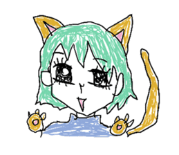 girly graffiti sticker #139034