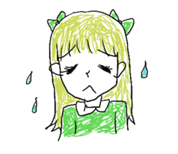 girly graffiti sticker #139035