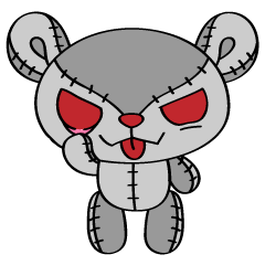 Zetsu - Little devil teddy bear