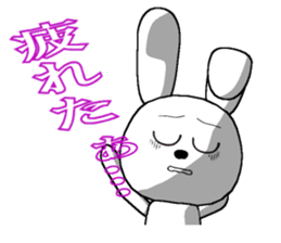 6th edition white rabbit expressive sticker #139877