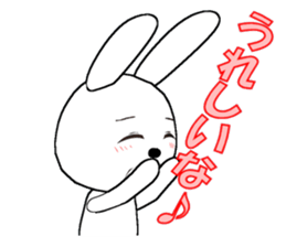 6th edition white rabbit expressive sticker #139884