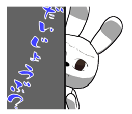 6th edition white rabbit expressive sticker #139891