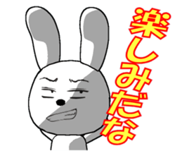 6th edition white rabbit expressive sticker #139894