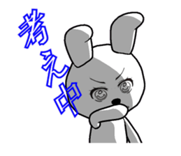 6th edition white rabbit expressive sticker #139911