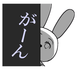 6th edition white rabbit expressive sticker #139912