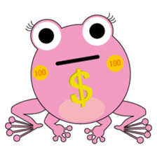 Pinky the Frog sticker #140170
