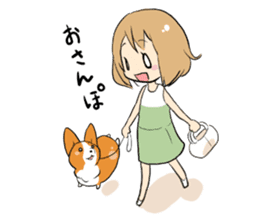 Sticker of Corgi sticker #140458