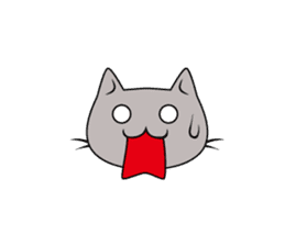 Grey Cat sticker #140492