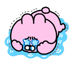 Emotional appeal animals!"USAN & TANUN" sticker #140643