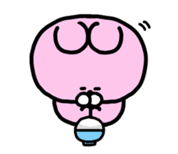 Emotional appeal animals!"USAN & TANUN" sticker #140658