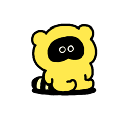 Emotional appeal animals!"USAN & TANUN" sticker #140669