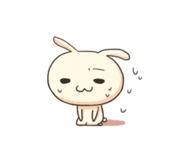 Shiro the rabbit sticker #141575