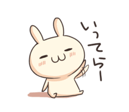 Shiro the rabbit sticker #141576