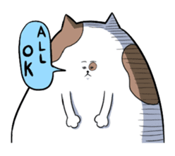 Mixed feelings of panpan-cat sticker #142063