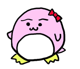 Dango Penguin(White, round penguin) sticker #142173