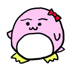 Dango Penguin(White, round penguin) sticker #142173