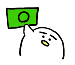 Dango Penguin(White, round penguin) sticker #142174