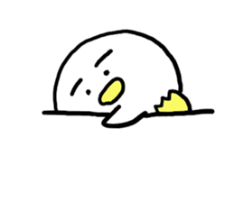 Dango Penguin(White, round penguin) sticker #142176