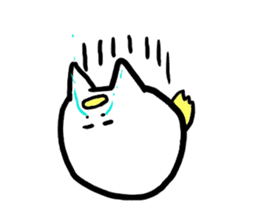 Dango Penguin(White, round penguin) sticker #142177