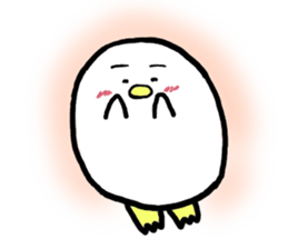 Dango Penguin(White, round penguin) sticker #142179