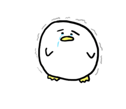 Dango Penguin(White, round penguin) sticker #142183