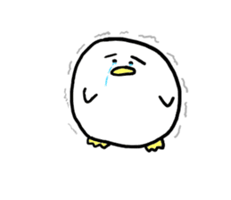 Dango Penguin(White, round penguin) sticker #142183