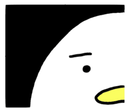 Dango Penguin(White, round penguin) sticker #142184