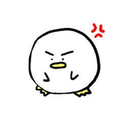 Dango Penguin(White, round penguin) sticker #142185