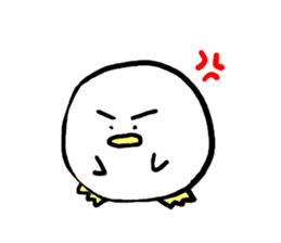 Dango Penguin(White, round penguin) sticker #142185