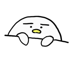 Dango Penguin(White, round penguin) sticker #142187