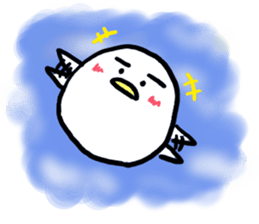Dango Penguin(White, round penguin) sticker #142191