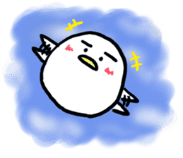 Dango Penguin(White, round penguin) sticker #142191