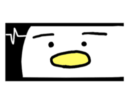 Dango Penguin(White, round penguin) sticker #142194