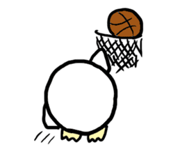 Dango Penguin(White, round penguin) sticker #142196