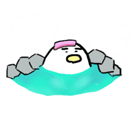 Dango Penguin(White, round penguin) sticker #142197