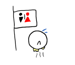 Dango Penguin(White, round penguin) sticker #142199