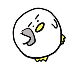 Dango Penguin(White, round penguin) sticker #142201