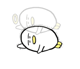 Dango Penguin(White, round penguin) sticker #142210