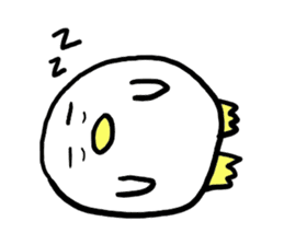 Dango Penguin(White, round penguin) sticker #142211
