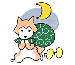 Shiba Inu Gen-chan and his friends sticker #142383