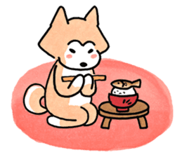Shiba Inu Gen-chan and his friends sticker #142387