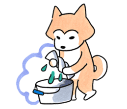Shiba Inu Gen-chan and his friends sticker #142388